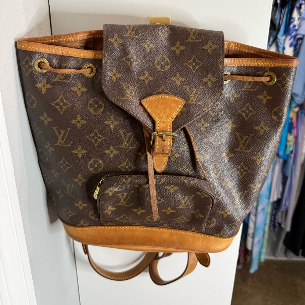 Vintage Louis Vuitton Monogram Montsouris MM Backpack